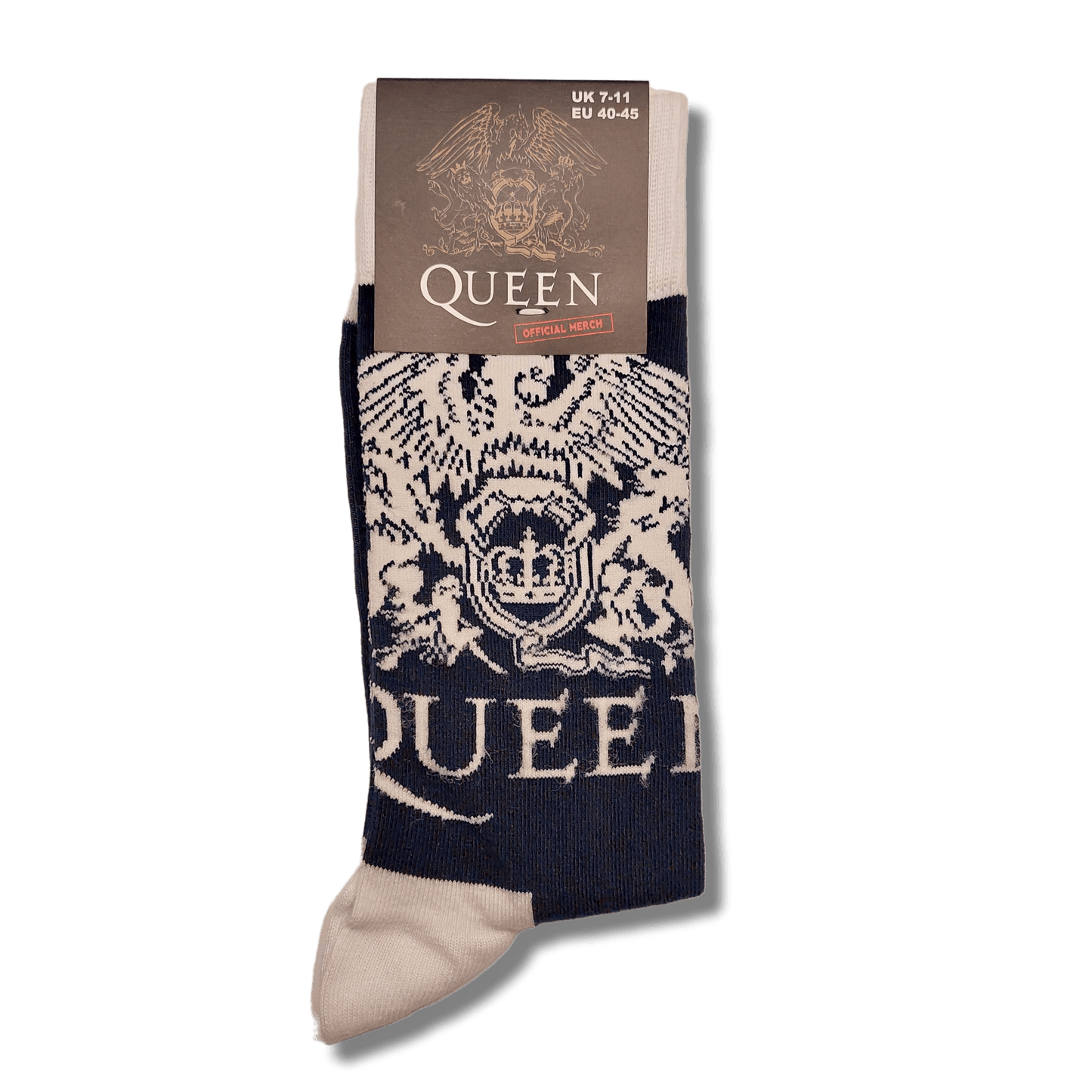QUEEN - Merch Socken: WHITE CREST