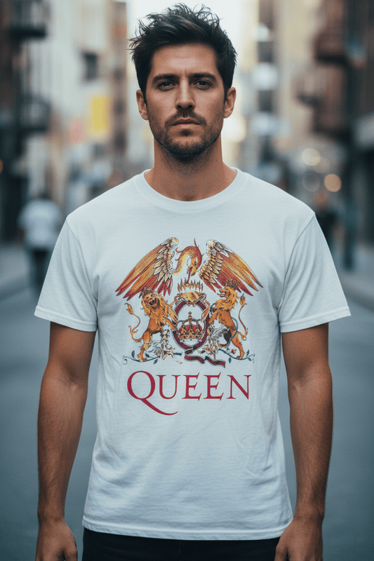 QUEEN - Band T-Shirt: CLASSIC CREST - COOCOO.at - Dein Merch Shop aus Österreich