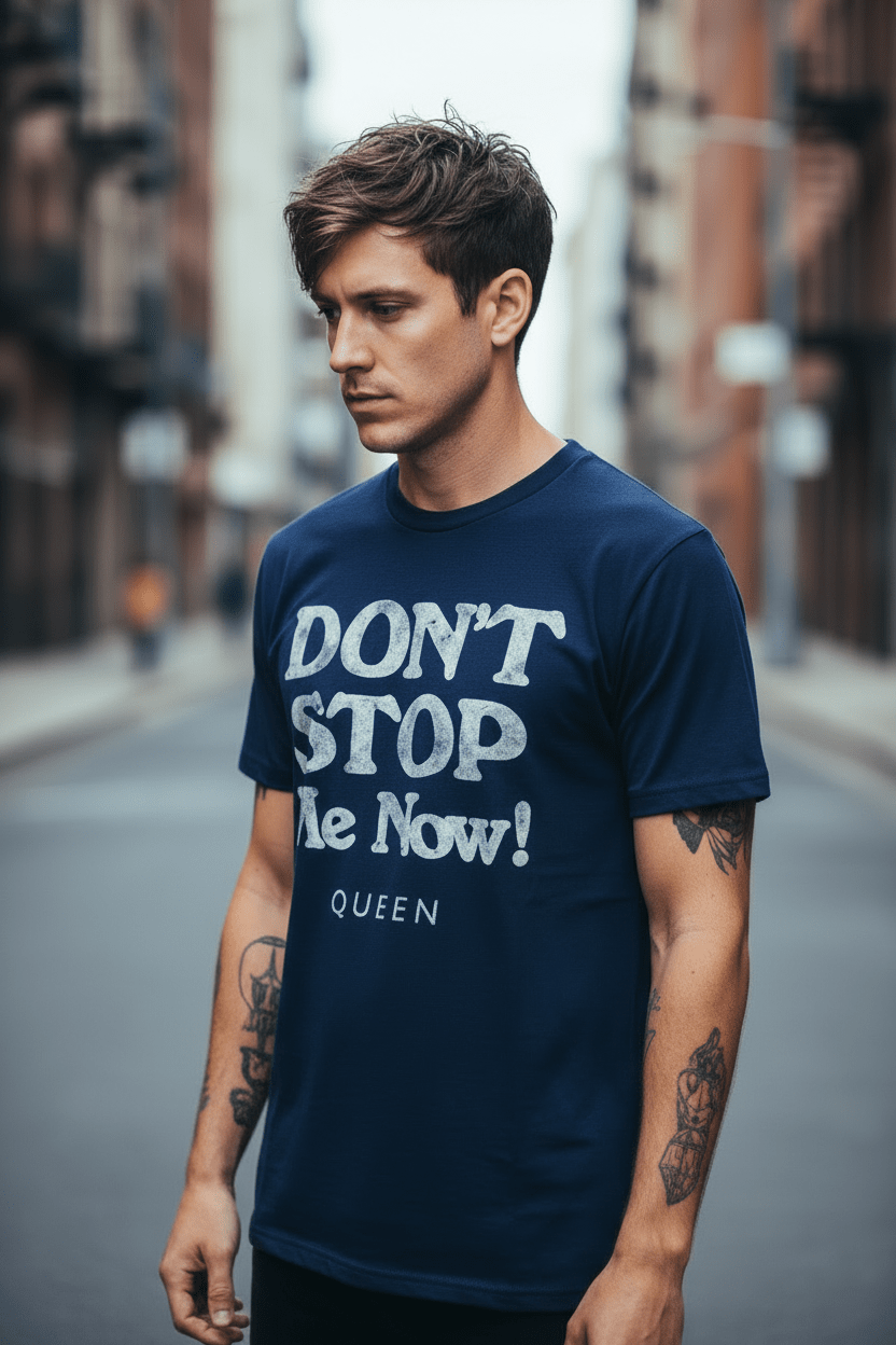 QUEEN – Band T-Shirt: Don't Stop - COOCOO.at - Dein Merch Shop aus Österreich