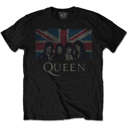 QUEEN – Band T-Shirt: Union Jack - COOCOO.at - Dein Merch Shop aus Österreich