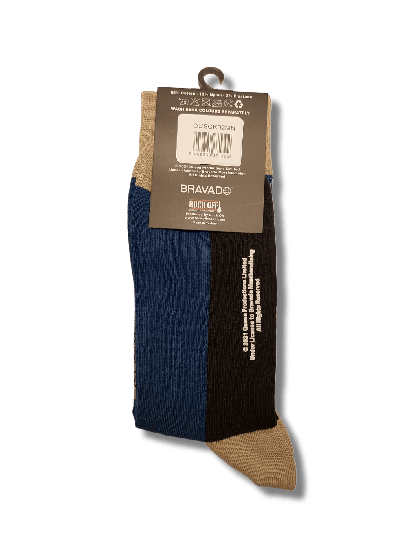 QUEEN - Merch Socken: CREST BLOCKS - COOCOO.at - Dein Merch Shop aus Österreich