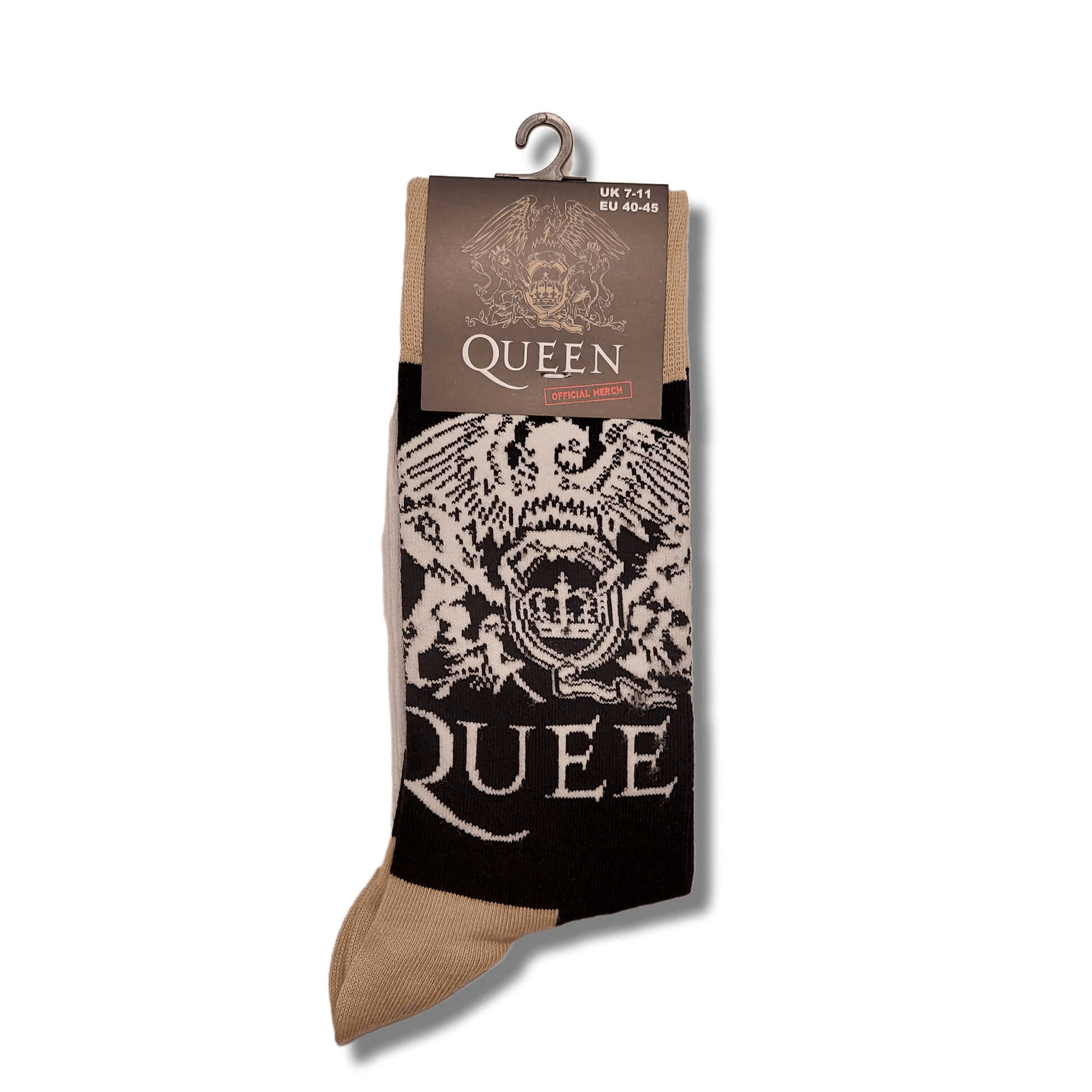 QUEEN - Merch Socken: CREST & LOGO - COOCOO.at - Dein Merch Shop aus Österreich
