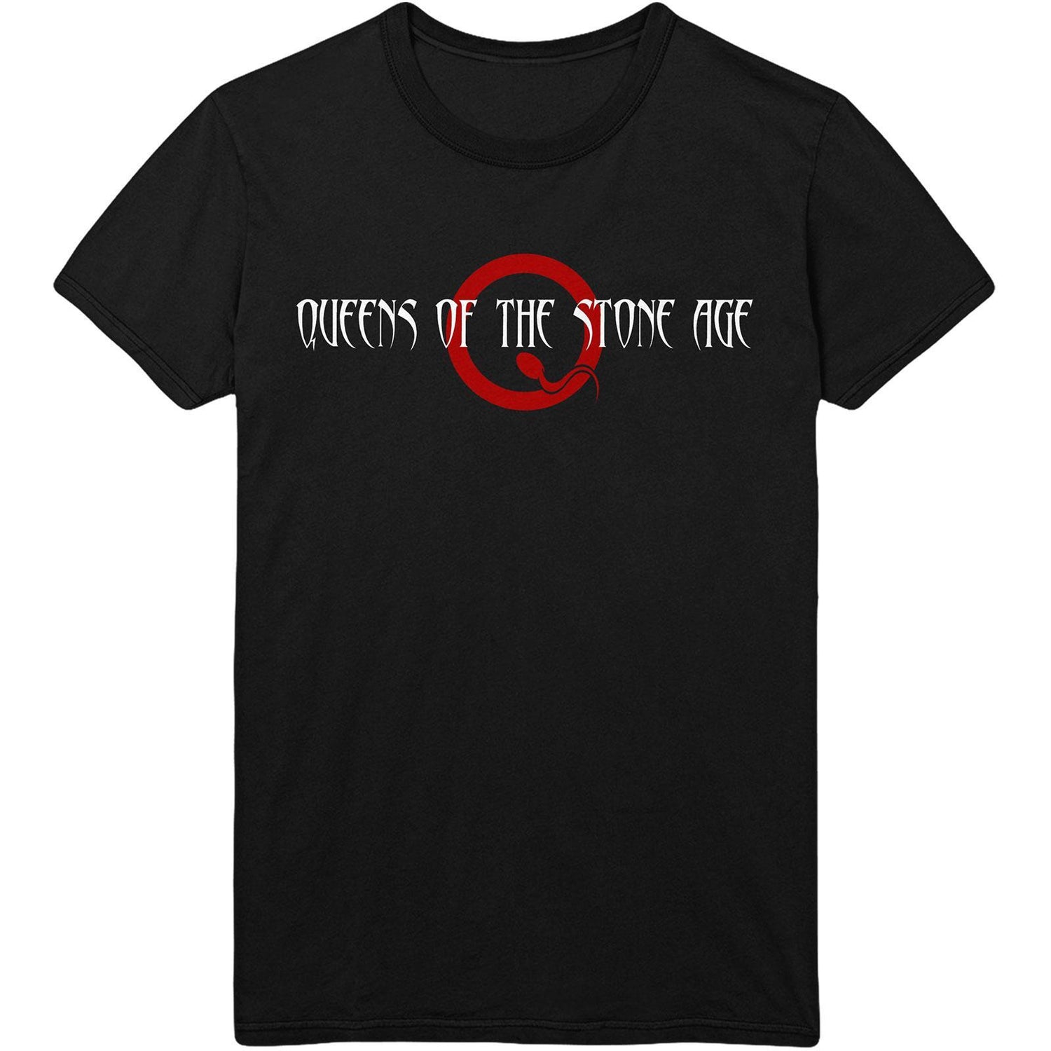 QUEENS OF THE STONE AGE - Band T-Shirt: Text Logo Band Merchandise T-Shirt