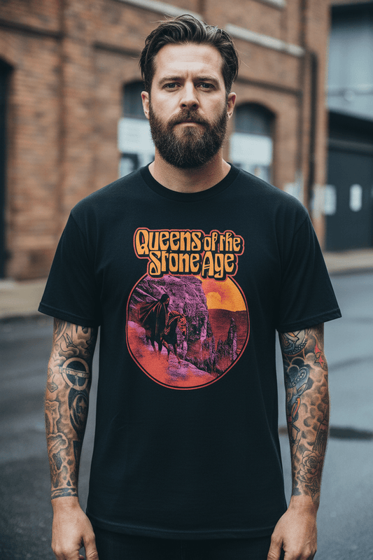 QUEENS OF THE STONE AGE – Band T-Shirt: HELL RIDE - COOCOO.at - Dein Merch Shop aus Österreich