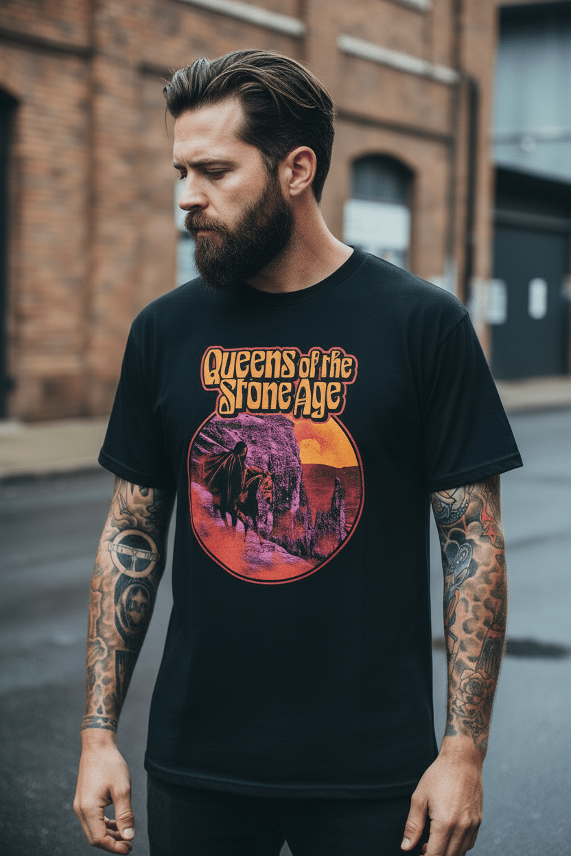 QUEENS OF THE STONE AGE – Band T-Shirt: HELL RIDE - COOCOO.at - Dein Merch Shop aus Österreich