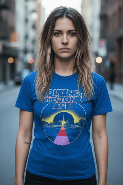 QUEENS OF THE STONE AGE - Ladies Band T-Shirt: Warp - COOCOO.at - Dein Merch Shop aus Österreich