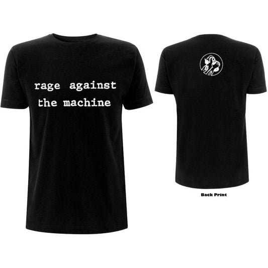 RAGE AGAINST THE MACHINE - Unisex T-Shirt: MOLOTOV - Official Merchandise - Band T-Shirt - Backprint - RATMTS01MB