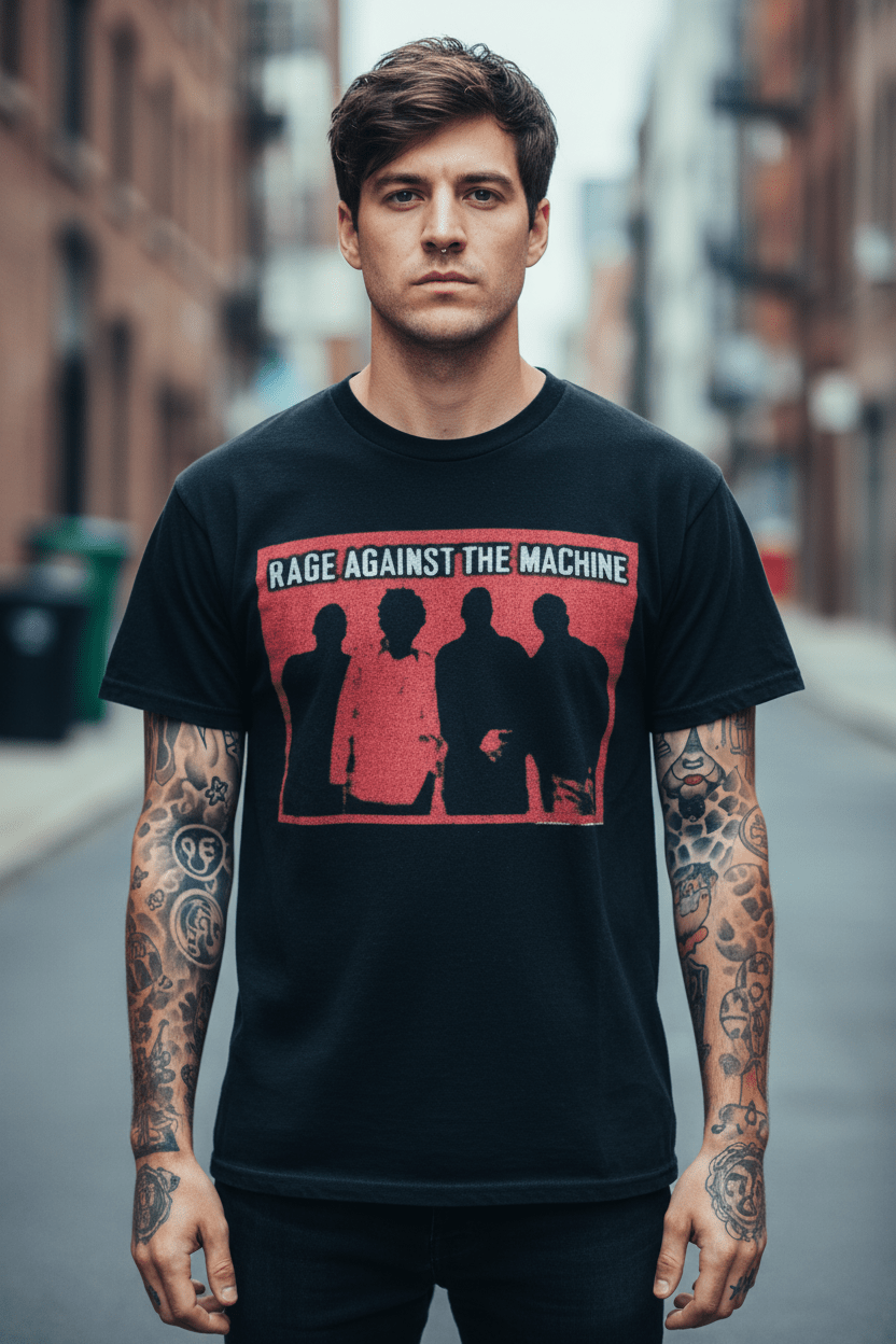 RAGE AGAINST THE MACHINE – Band T-Shirt: Debut - COOCOO.at - Dein Merch Shop aus Österreich