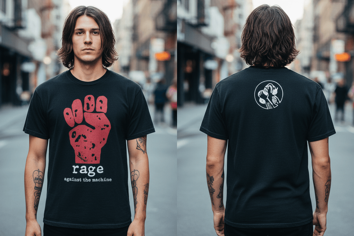 RAGE AGAINST THE MACHINE - Band T-Shirt: FIST - COOCOO.at - Dein Merch Shop aus Österreich