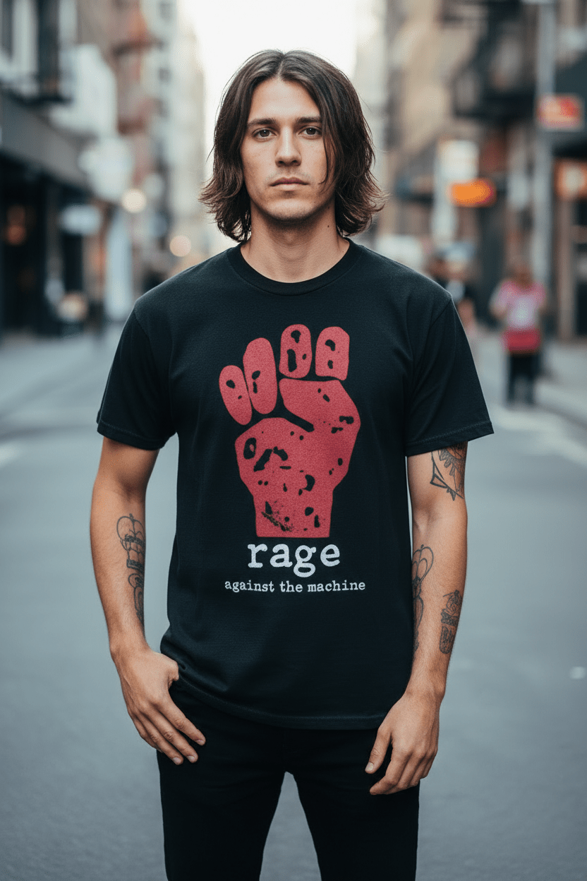 RAGE AGAINST THE MACHINE - Band T-Shirt: FIST - COOCOO.at - Dein Merch Shop aus Österreich