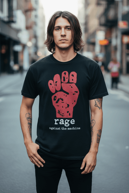 RAGE AGAINST THE MACHINE - Band T-Shirt: FIST - COOCOO.at - Dein Merch Shop aus Österreich