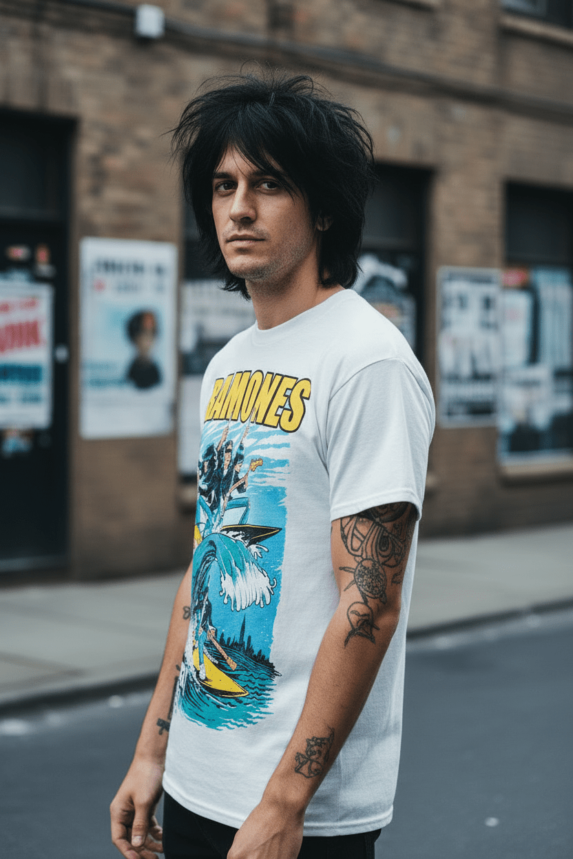 RAMONES - Band T-Shirt: Rockaway Beach - COOCOO.at - Dein Merch Shop aus Österreich