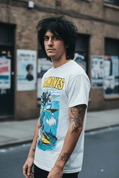 RAMONES - Band T-Shirt: Rockaway Beach - COOCOO.at - Dein Merch Shop aus Österreich