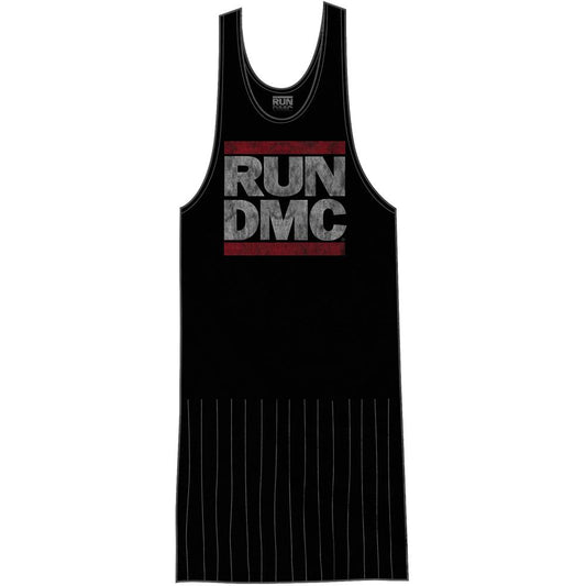 RUN DMC - Ladies Band Fransenkleid: Logo Band Merchandise Ladies Shirt