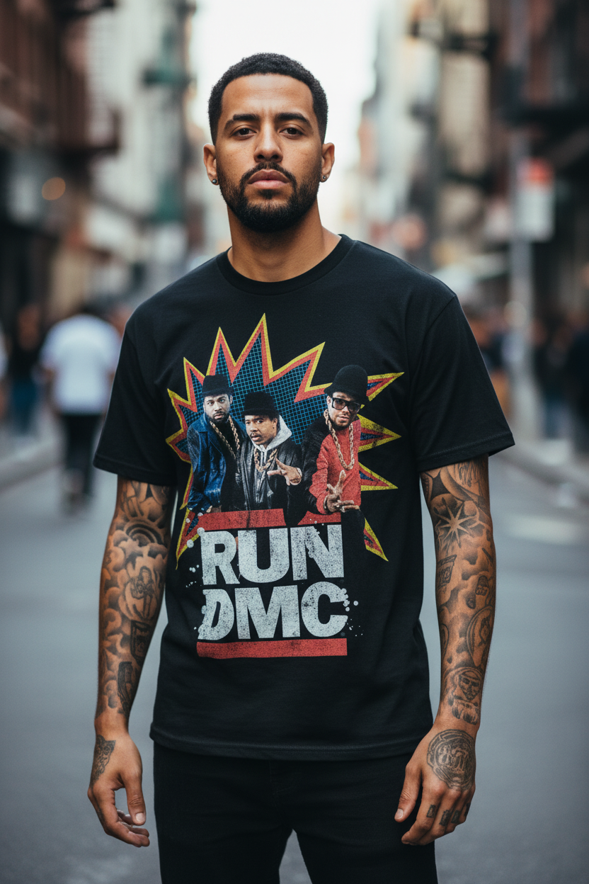 RUN DMC - Band T-Shirt: POW