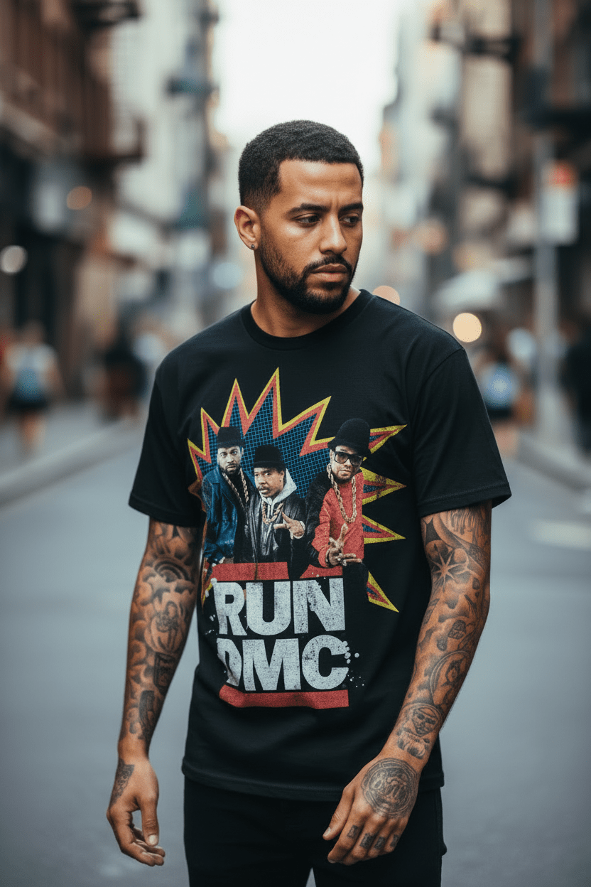 RUN DMC - Band T-Shirt: POW - COOCOO.at - Dein Merch Shop aus Österreich
