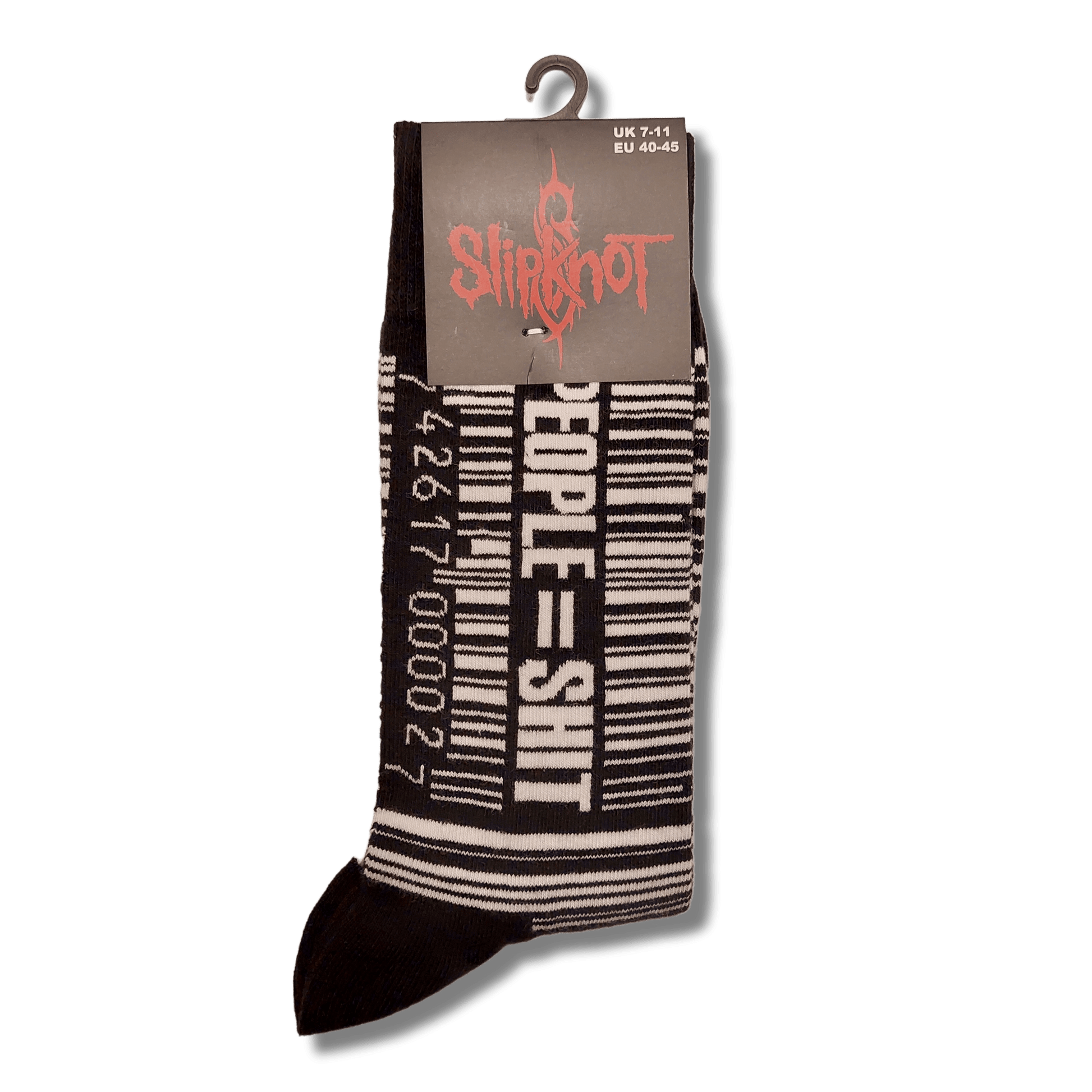 SLIPKNOT - Merch Socken: BARCODE - COOCOO.at - Dein Merch Shop aus Österreich