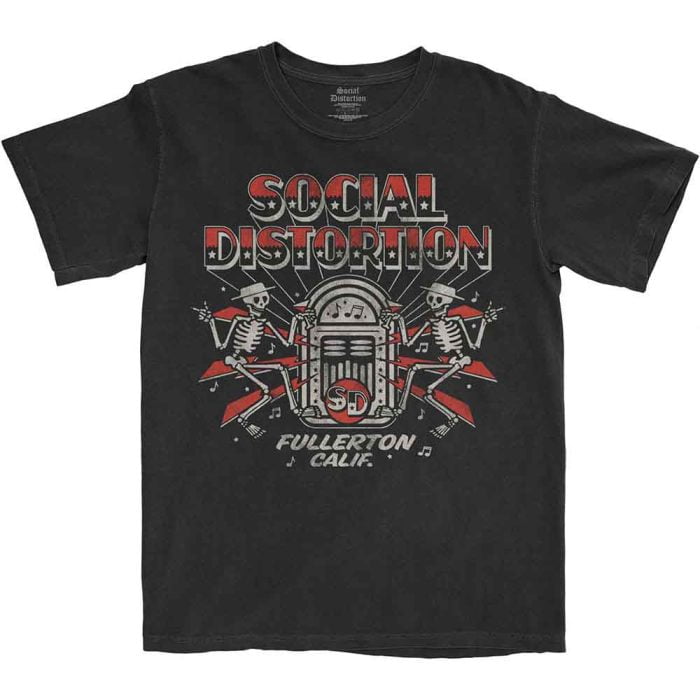 SOCIAL DISTORTION - Band T-Shirt: Jukebox Band Merchandise T-Shirt