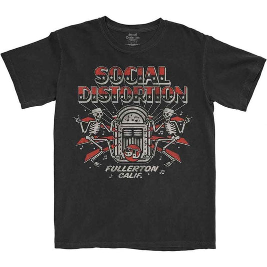SOCIAL DISTORTION - Band T-Shirt: Jukebox Band Merchandise T-Shirt