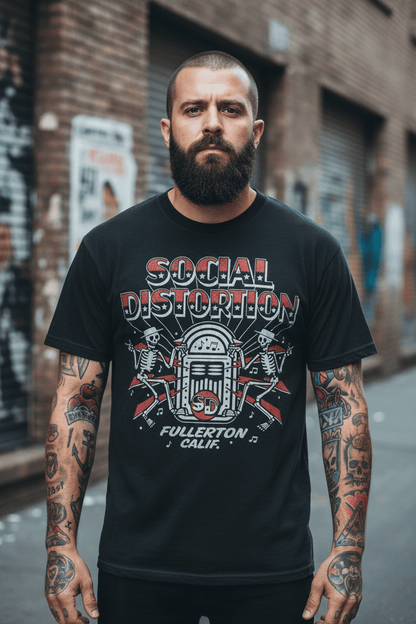 SOCIAL DISTORTION - Band T-Shirt: Jukebox - COOCOO.at - Dein Merch Shop aus Österreich