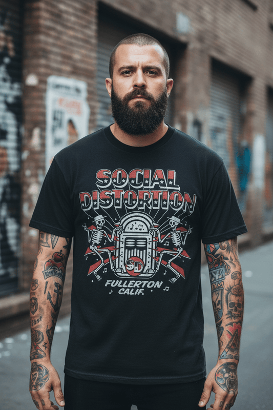 SOCIAL DISTORTION - Band T-Shirt: Jukebox - COOCOO.at - Dein Merch Shop aus Österreich