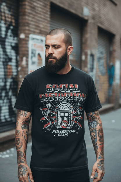 SOCIAL DISTORTION - Band T-Shirt: Jukebox - COOCOO.at - Dein Merch Shop aus Österreich