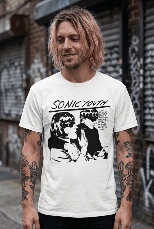 SONIC YOUTH - Band T-Shirt: Goo Cover (white) - COOCOO.at - Dein Merch Shop aus Österreich