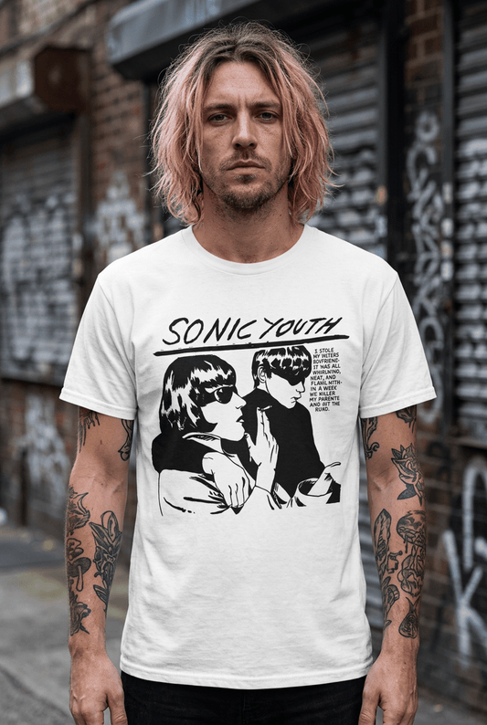 SONIC YOUTH - Band T-Shirt: Goo Cover (white) - COOCOO.at - Dein Merch Shop aus Österreich