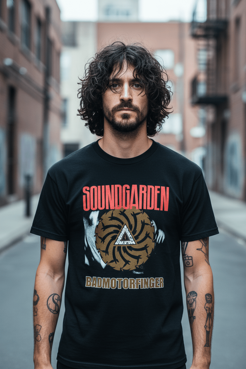 SOUNDGARDEN - Band T-Shirt: BADMOTORFINGER - COOCOO.at - Dein Merch Shop aus Österreich