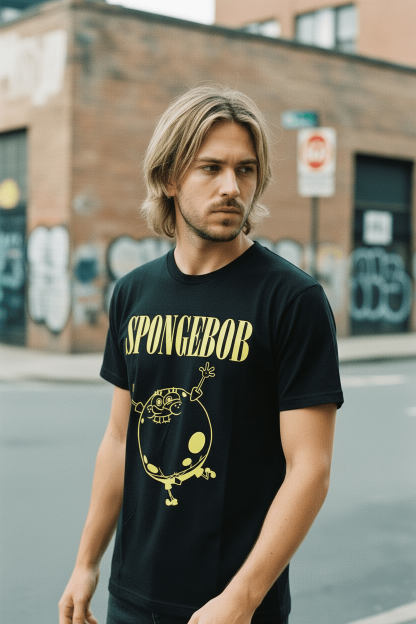 SPONGEBOB - Merch T-Shirt: SPONGEBOB INFLATED - COOCOO.at - Dein Merch Shop aus Österreich