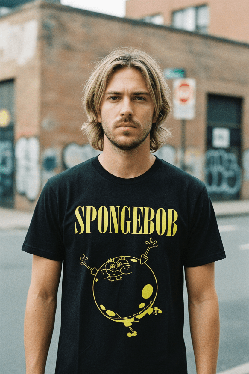 SPONGEBOB - Merch T-Shirt: SPONGEBOB INFLATED - COOCOO.at - Dein Merch Shop aus Österreich