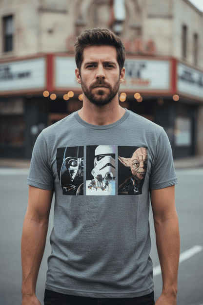 STAR WARS - Merch T-Shirt: TRI VHS ART - COOCOO.at - Dein Merch Shop aus Österreich
