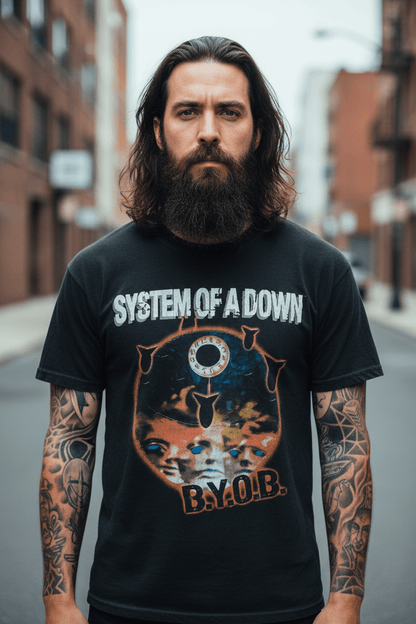 SYSTEM OF A DOWN - Band T-Shirt: BYOB - COOCOO.at - Dein Merch Shop aus Österreich