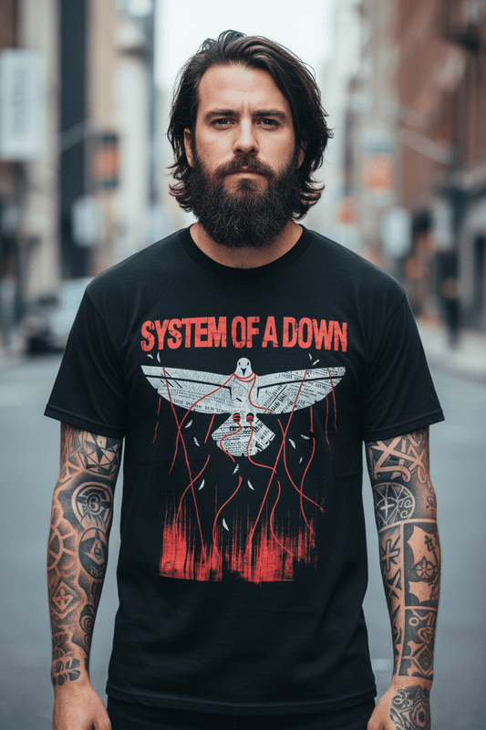 SYSTEM OF A DOWN - Band T-Shirt: Dove - COOCOO.at - Dein Merch Shop aus Österreich