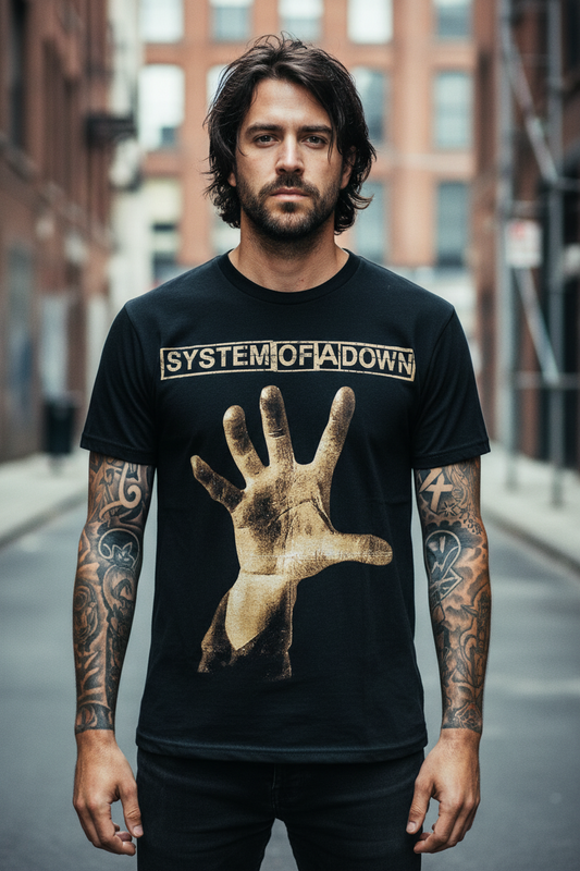 SYSTEM OF A DOWN - Band T-Shirt: HAND