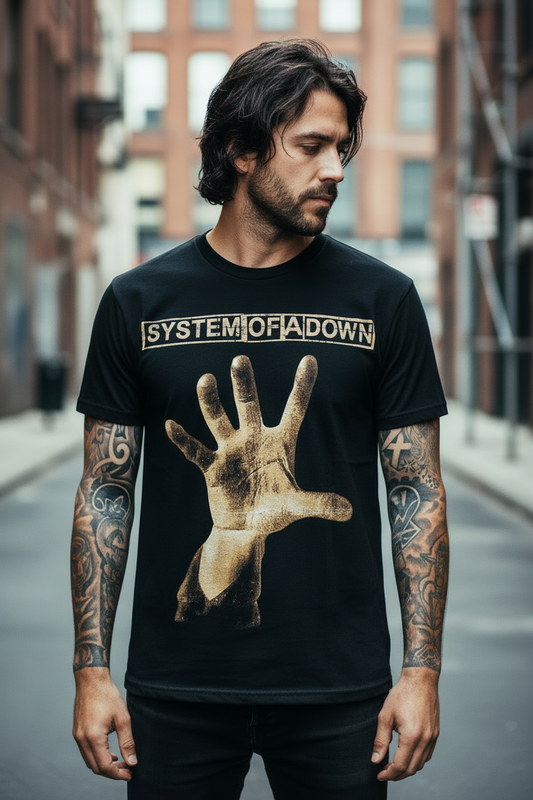 SYSTEM OF A DOWN - Band T-Shirt: HAND