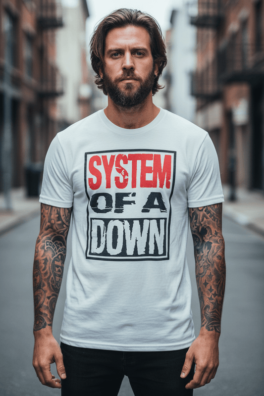 SYSTEM OF A DOWN - Band T-Shirt: TRIPLE BOX - COOCOO.at - Dein Merch Shop aus Österreich
