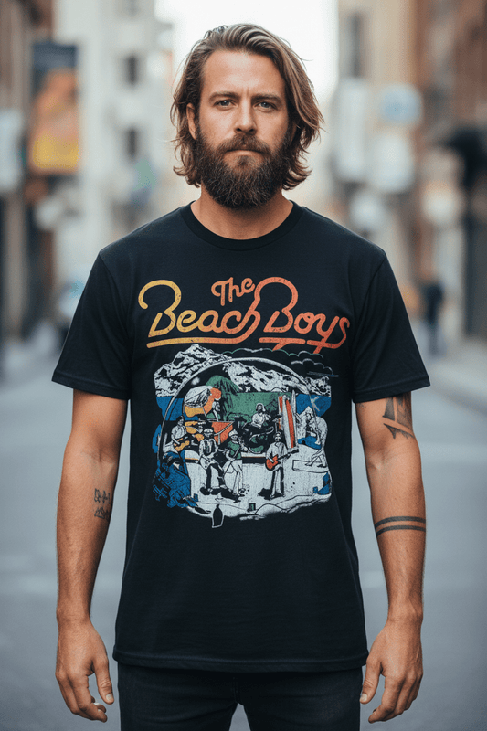 THE BEACH BOYS – Band T-Shirt: LIVE DRAWING - COOCOO.at - Dein Merch Shop aus Österreich