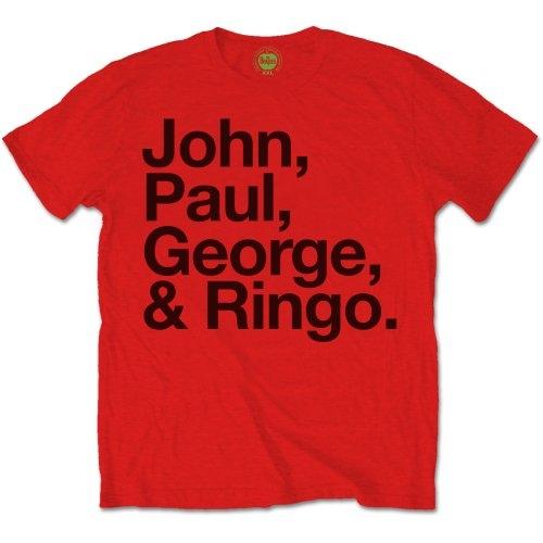 THE BEATLES - Band T-Shirt: Members - COOCOO.at - Dein Merch Shop aus Österreich