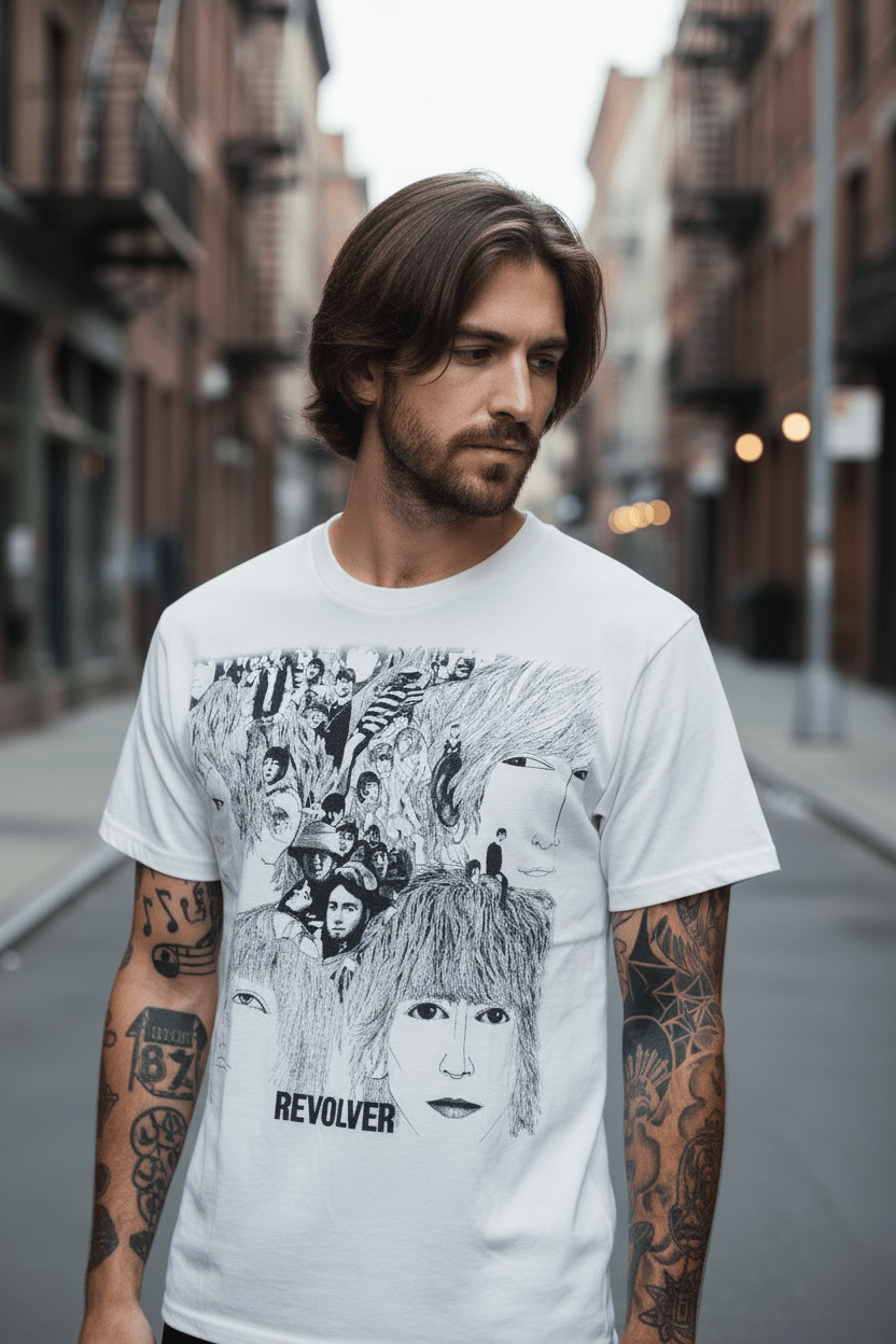 THE BEATLES - Band T-Shirt: REVOLVER - COOCOO.at - Dein Merch Shop aus Österreich