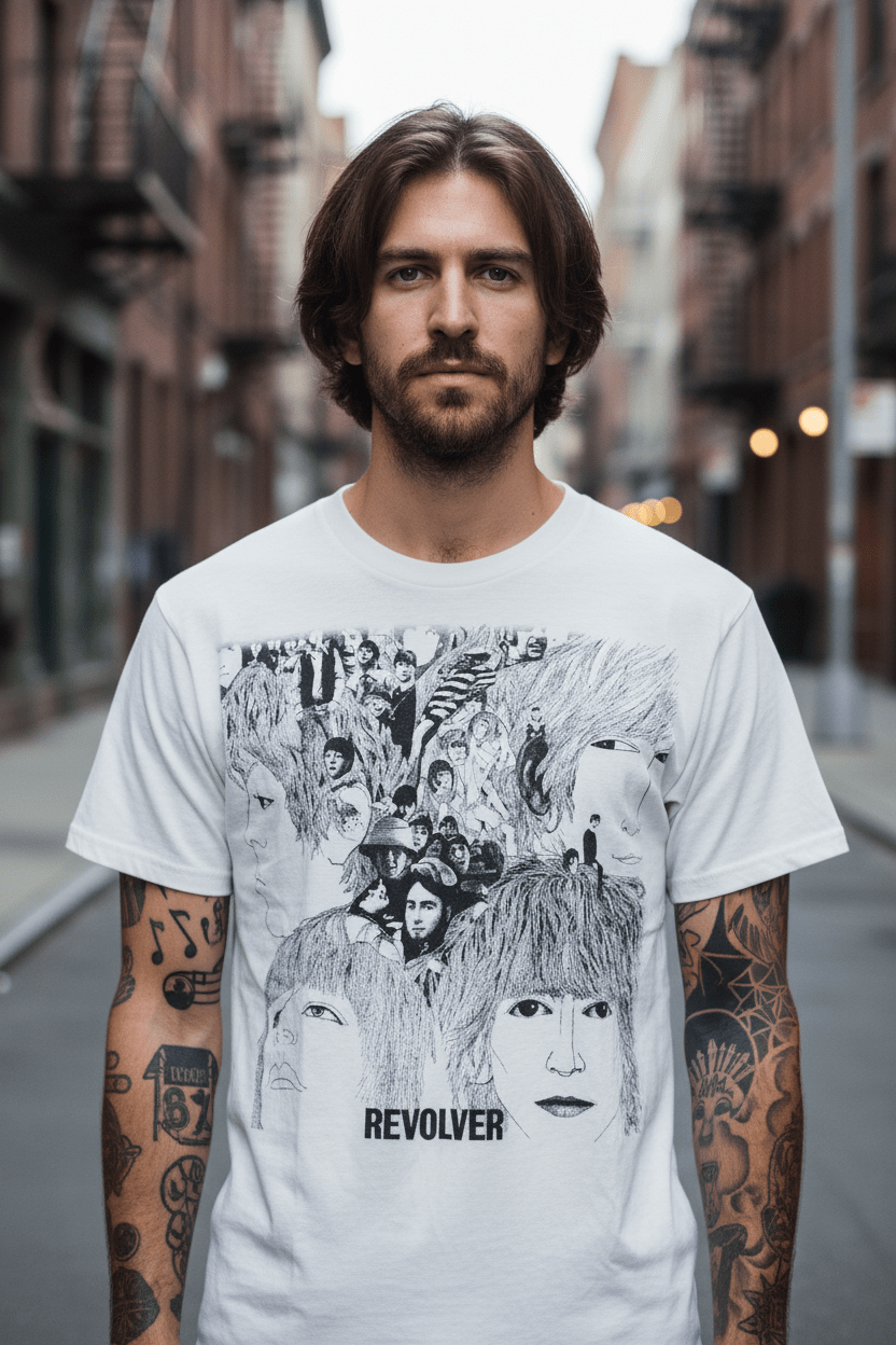 THE BEATLES - Band T-Shirt: REVOLVER - COOCOO.at - Dein Merch Shop aus Österreich