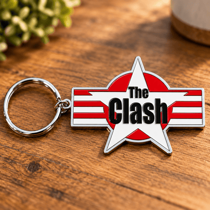 THE CLASH - Schlüsselanhänger: Star & Stripes - COOCOO.at - Dein Merch Shop aus Österreich
