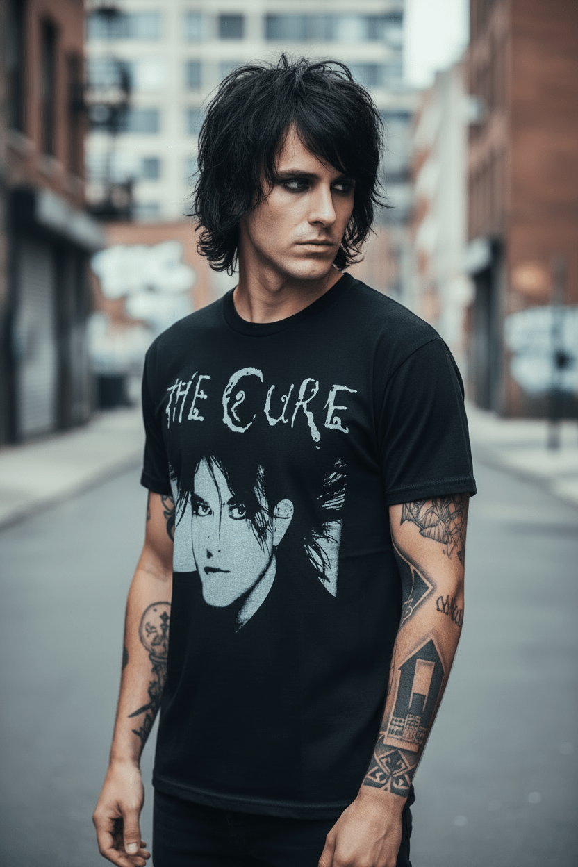 THE CURE - Band T-Shirt: ROBERT ILLUSTRATION - COOCOO.at - Dein Merch Shop aus Österreich