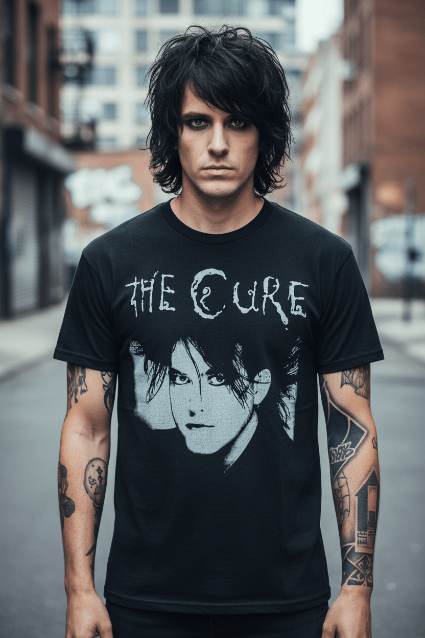 THE CURE - Band T-Shirt: ROBERT ILLUSTRATION - COOCOO.at - Dein Merch Shop aus Österreich