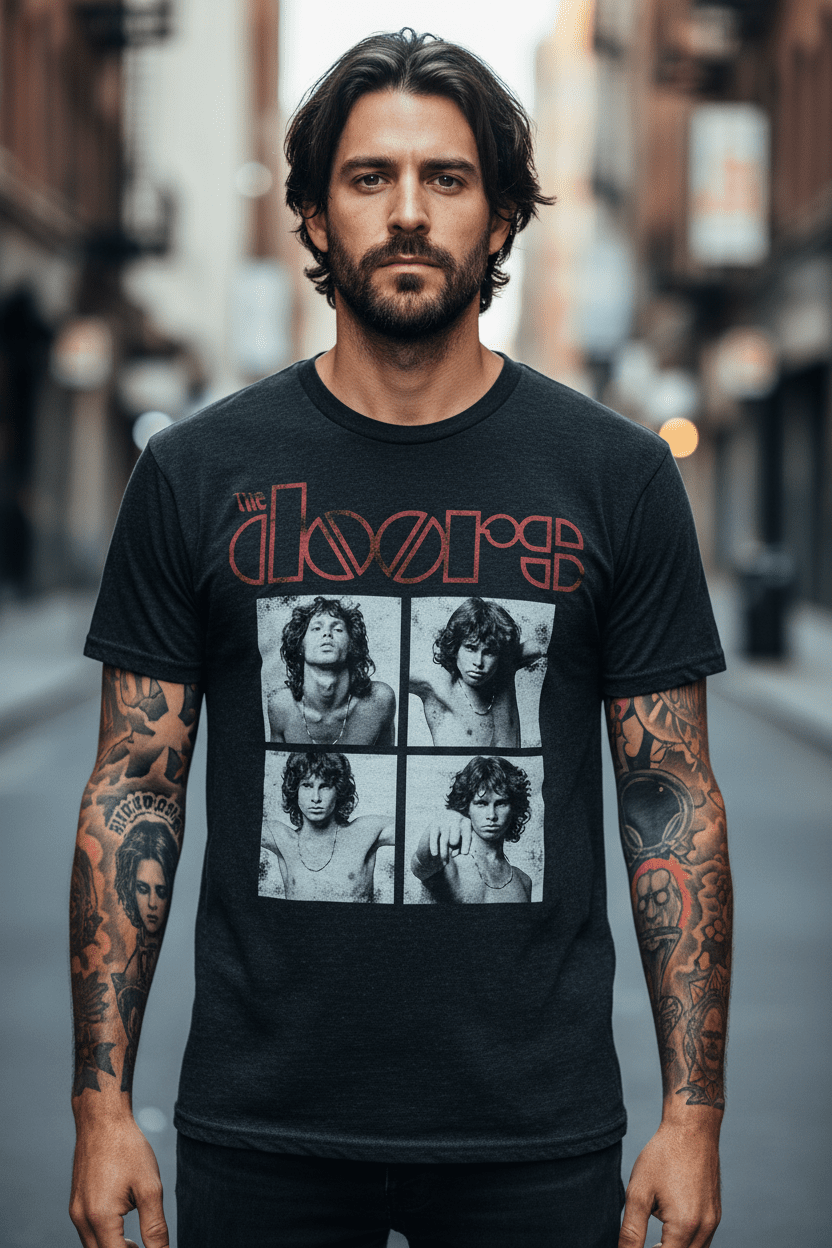 THE DOORS - Band T-Shirt: BOXES - COOCOO.at - Dein Merch Shop aus Österreich