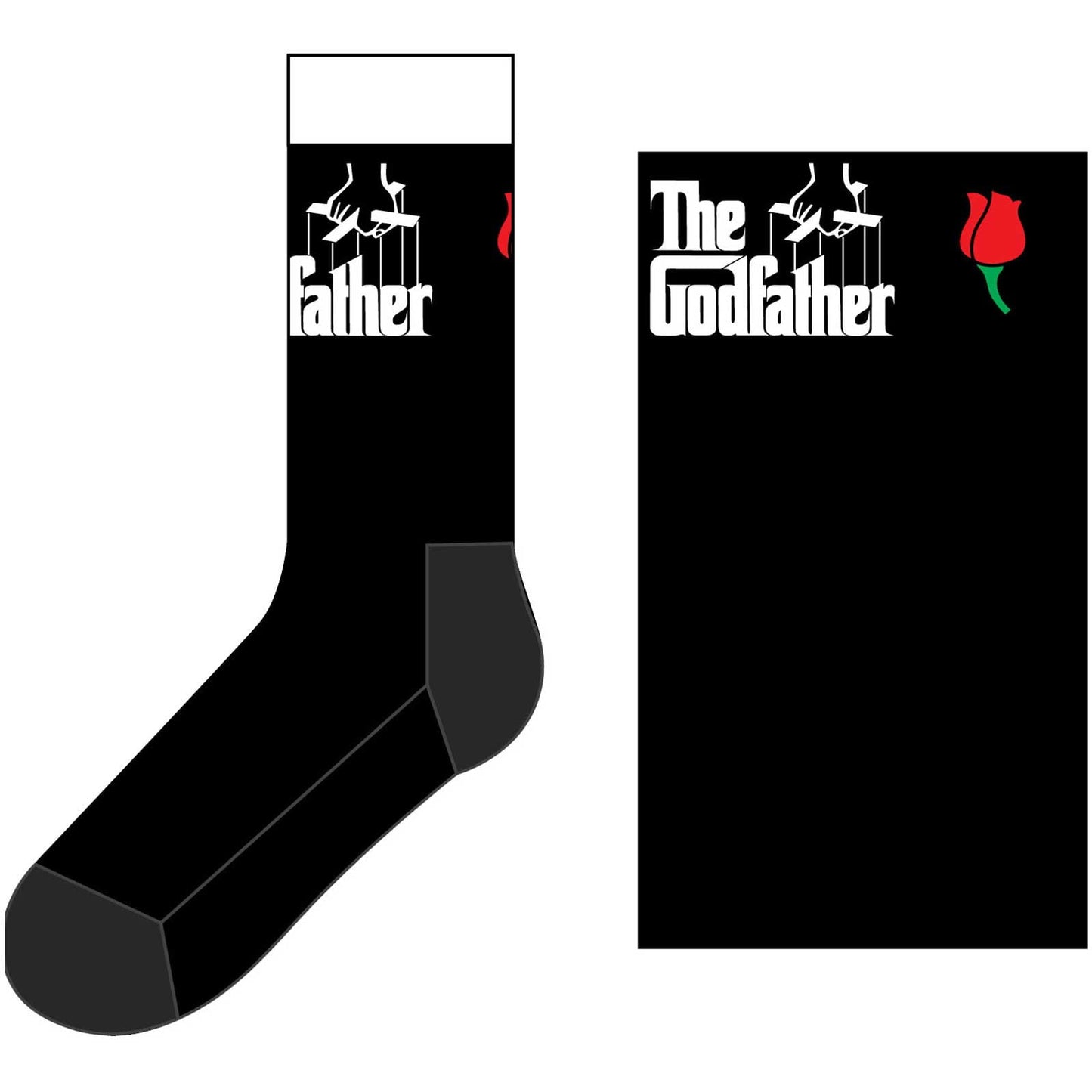 THE GODFATHER - Merch Socken: LOGO WHITE - COOCOO.at - Dein Merch Shop aus Österreich