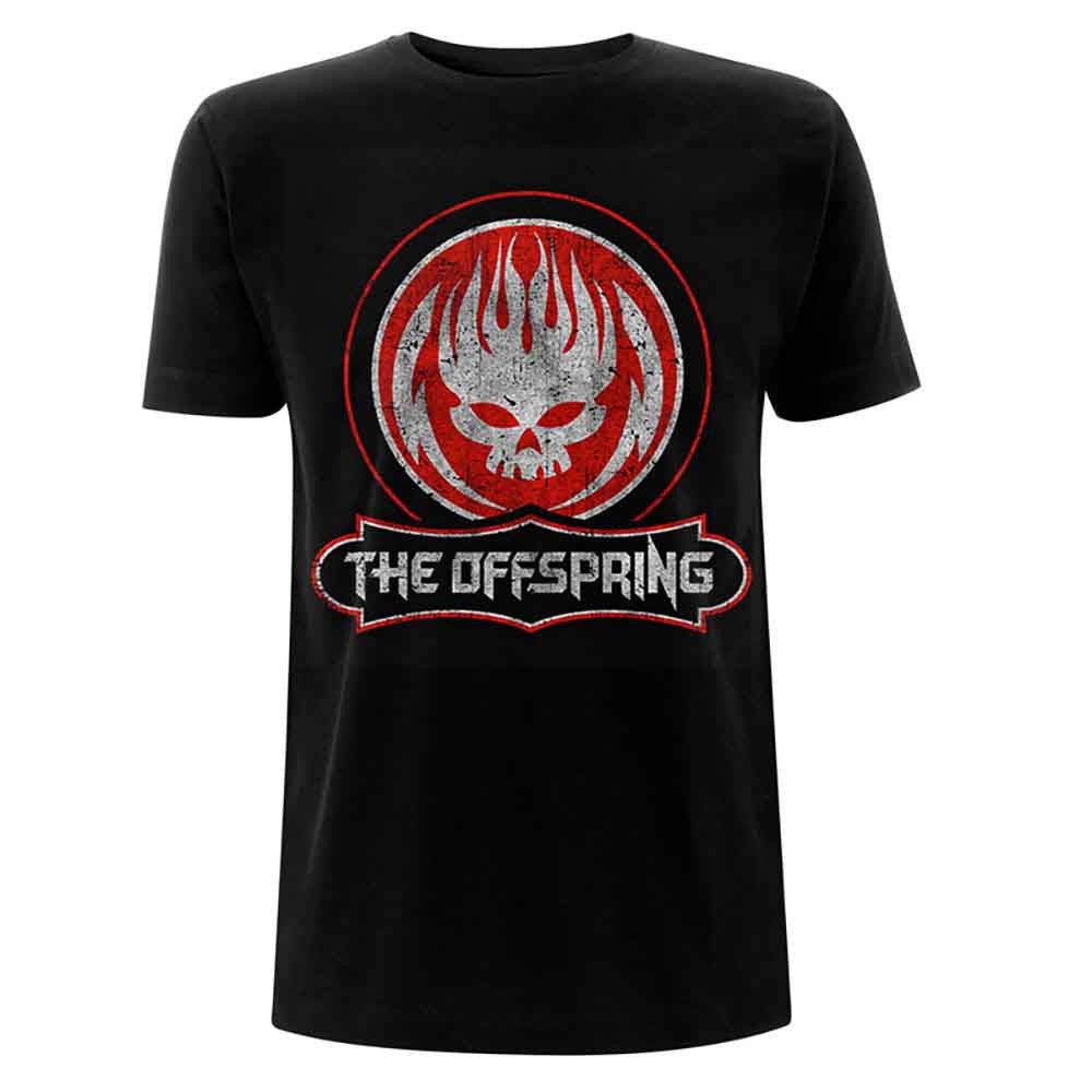THE OFFSPIRING - Band T-Shirt: Distressed Skull - COOCOO.at - Dein Merch Shop aus Österreich