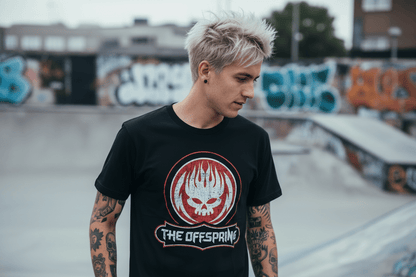 THE OFFSPIRING - Band T-Shirt: Distressed Skull - COOCOO.at - Dein Merch Shop aus Österreich