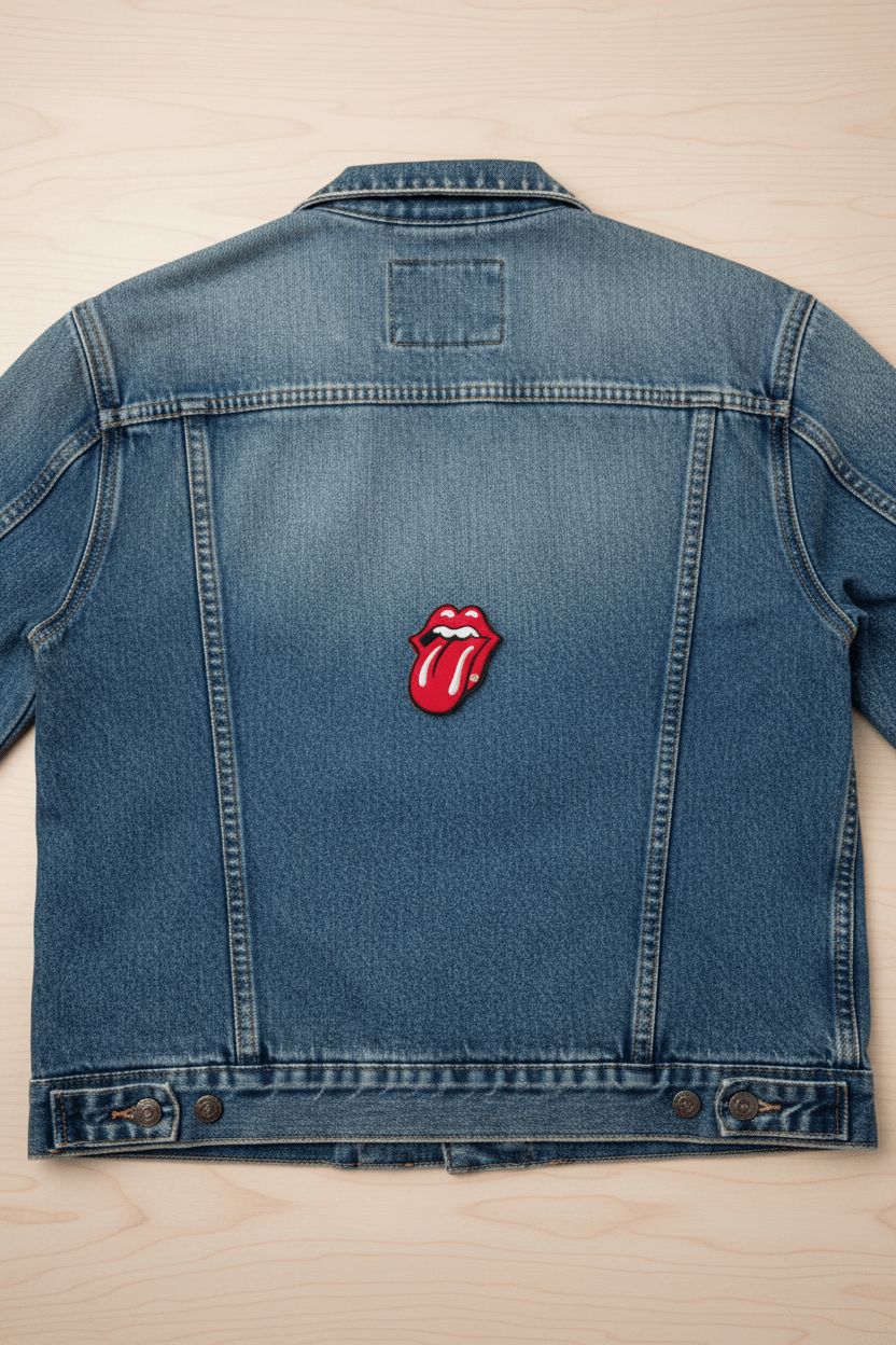 THE ROLLING STONES - Band Merch Patch: Classic Tongue Red - COOCOO.at - Dein Merch Shop aus Österreich