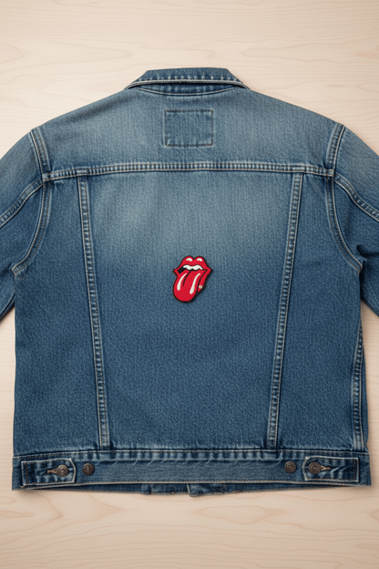 THE ROLLING STONES - Band Merch Patch: Classic Tongue Red - COOCOO.at - Dein Merch Shop aus Österreich